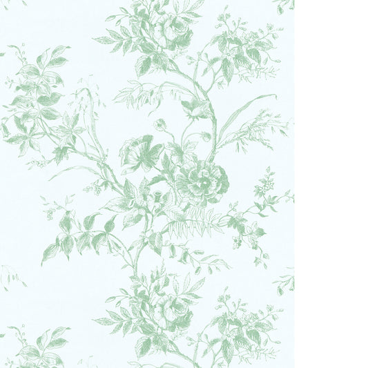 LEE JOFA TEA ROSE TOILE WP LEAF