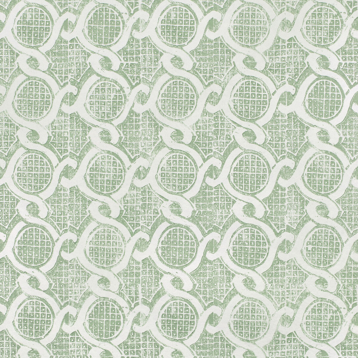 LEE JOFA CHAIN WALLPAPER GREEN