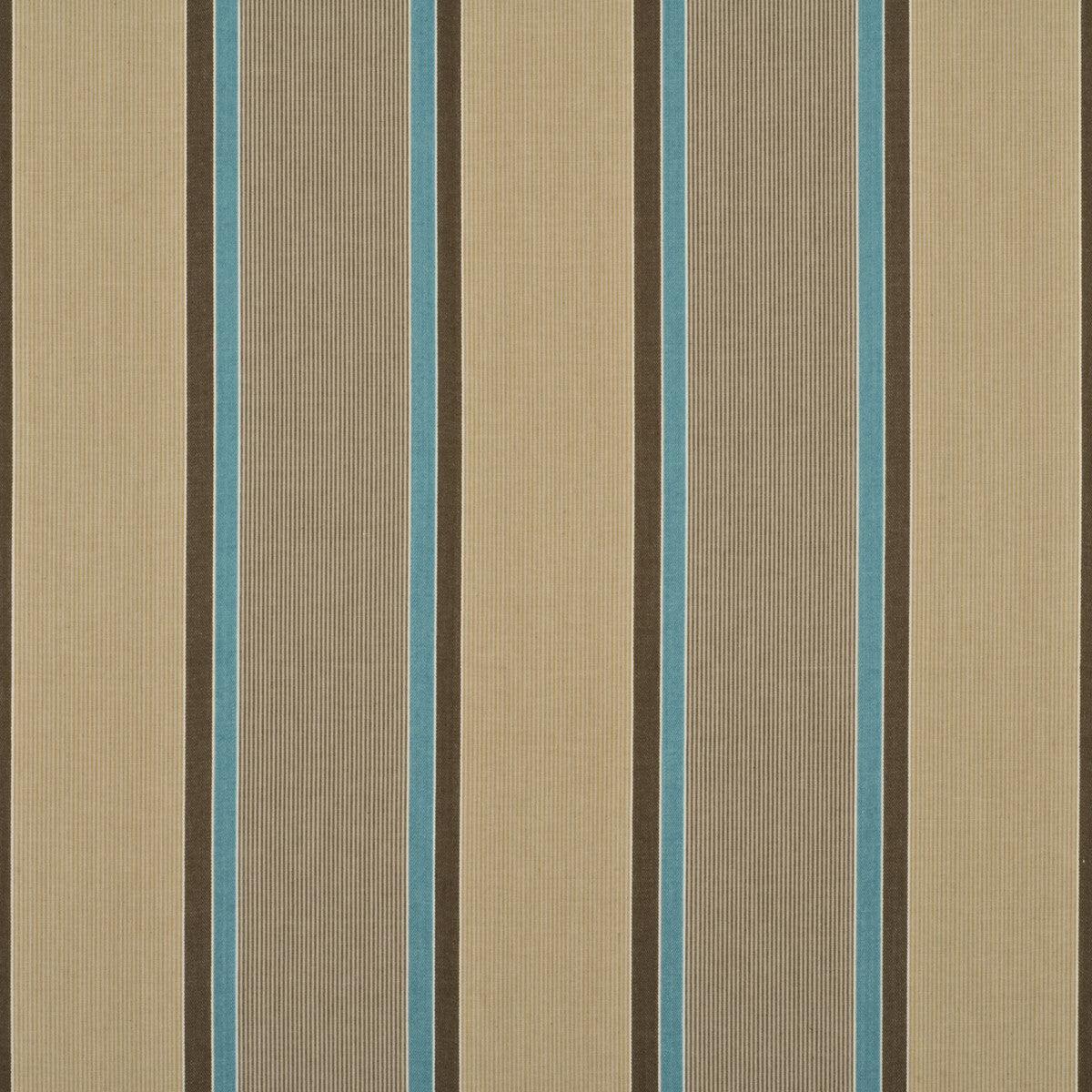 BAKER LIFESTYLE CASSON STRIPE AQUA/BEIGE