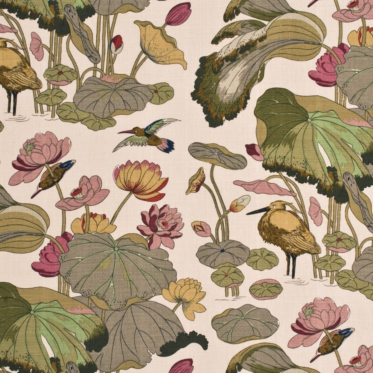 G P & J BAKER NYMPHEUS - LINEN BISCUIT/TAUPE