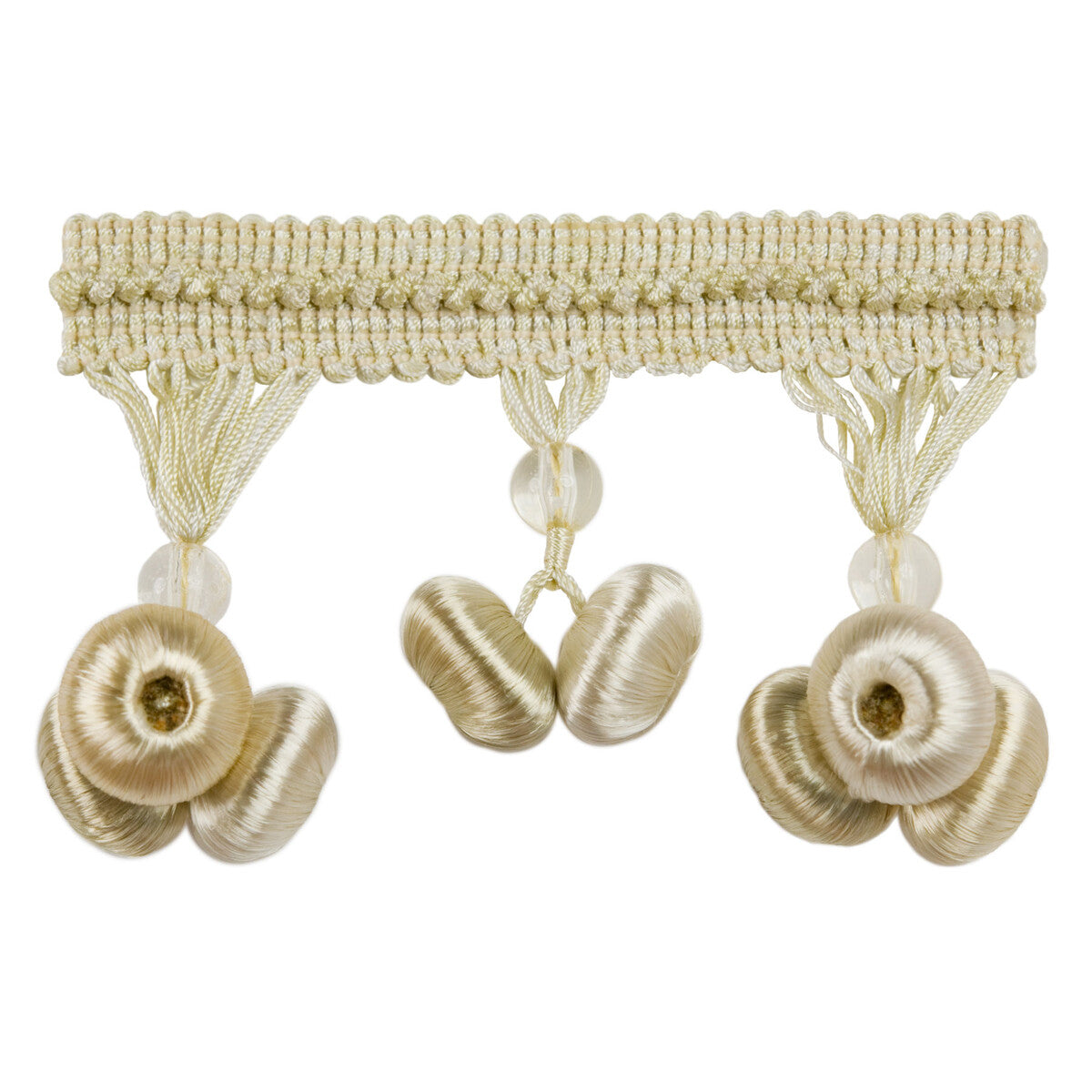 KRAVET BASICS GUM DROP TASSEL LIMESTONE
