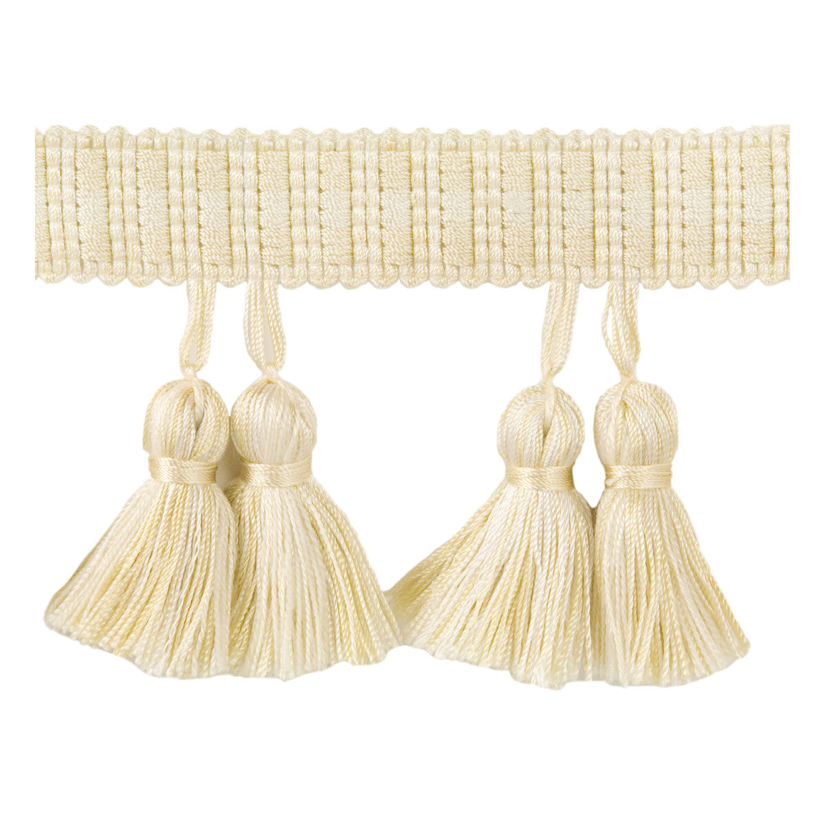 KRAVET BASICS PAIRED TASSELS LIMESTONE