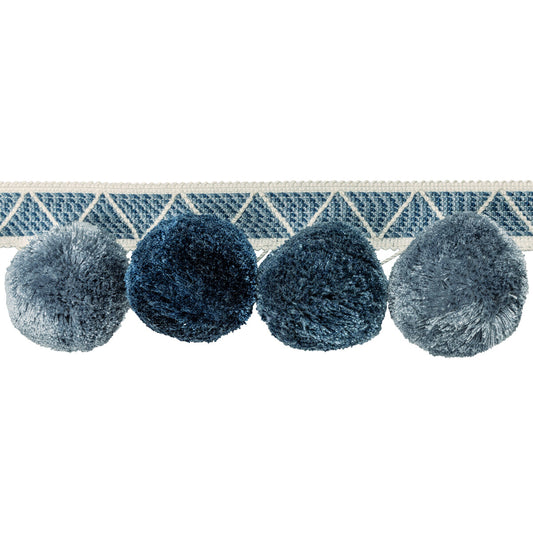 KRAVET COUTURE PHUKET POMS INDIGO