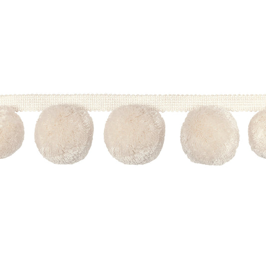 KRAVET COUTURE JUNGLE POMS IVORY