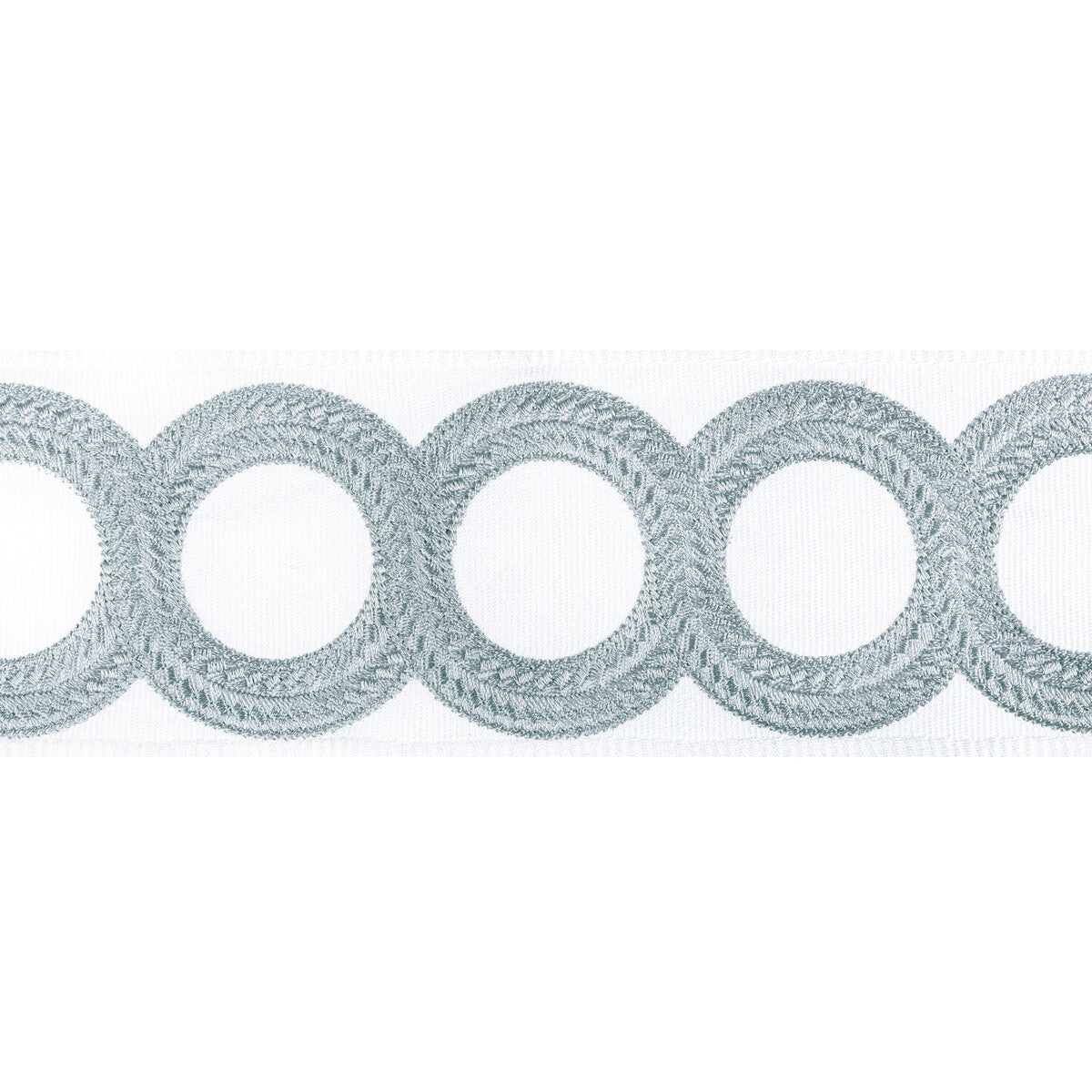 KRAVET COUTURE LOOPED TAPE SILVERMIST