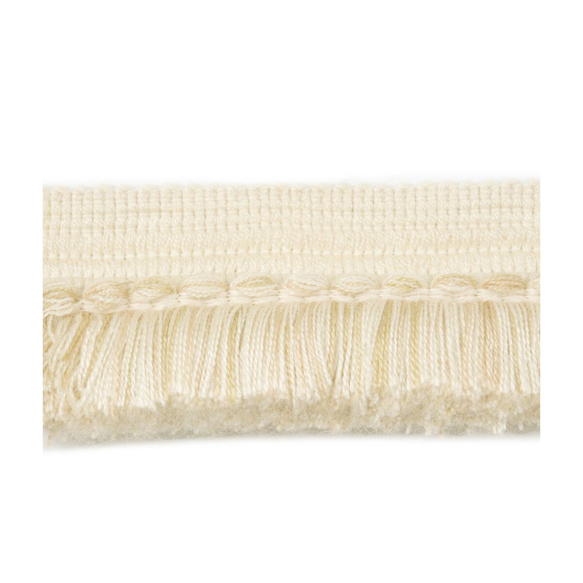 KRAVET COUTURE BOA BRUSH FRINGE CHAMPAGNE