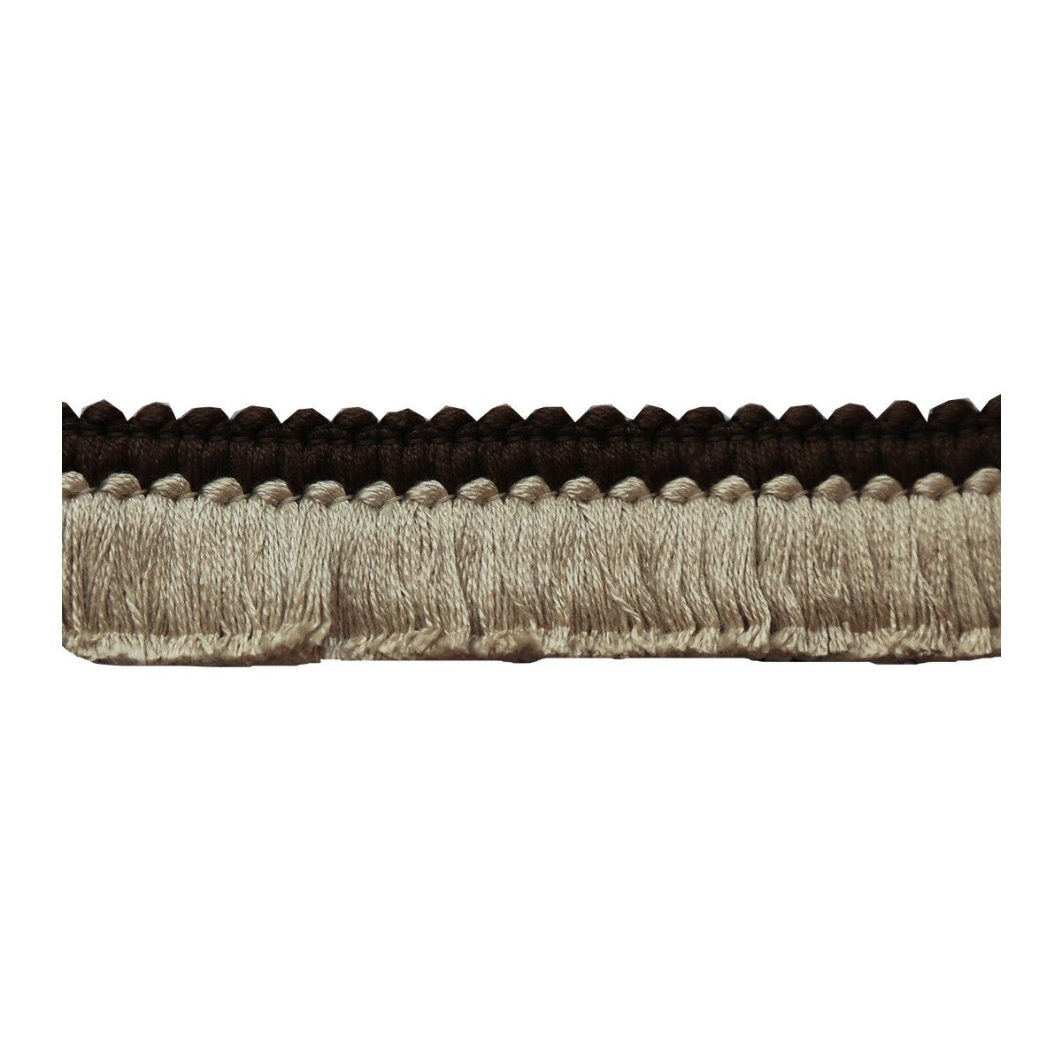 LEE JOFA CUT RUCHE TWO BROWN & FLAX