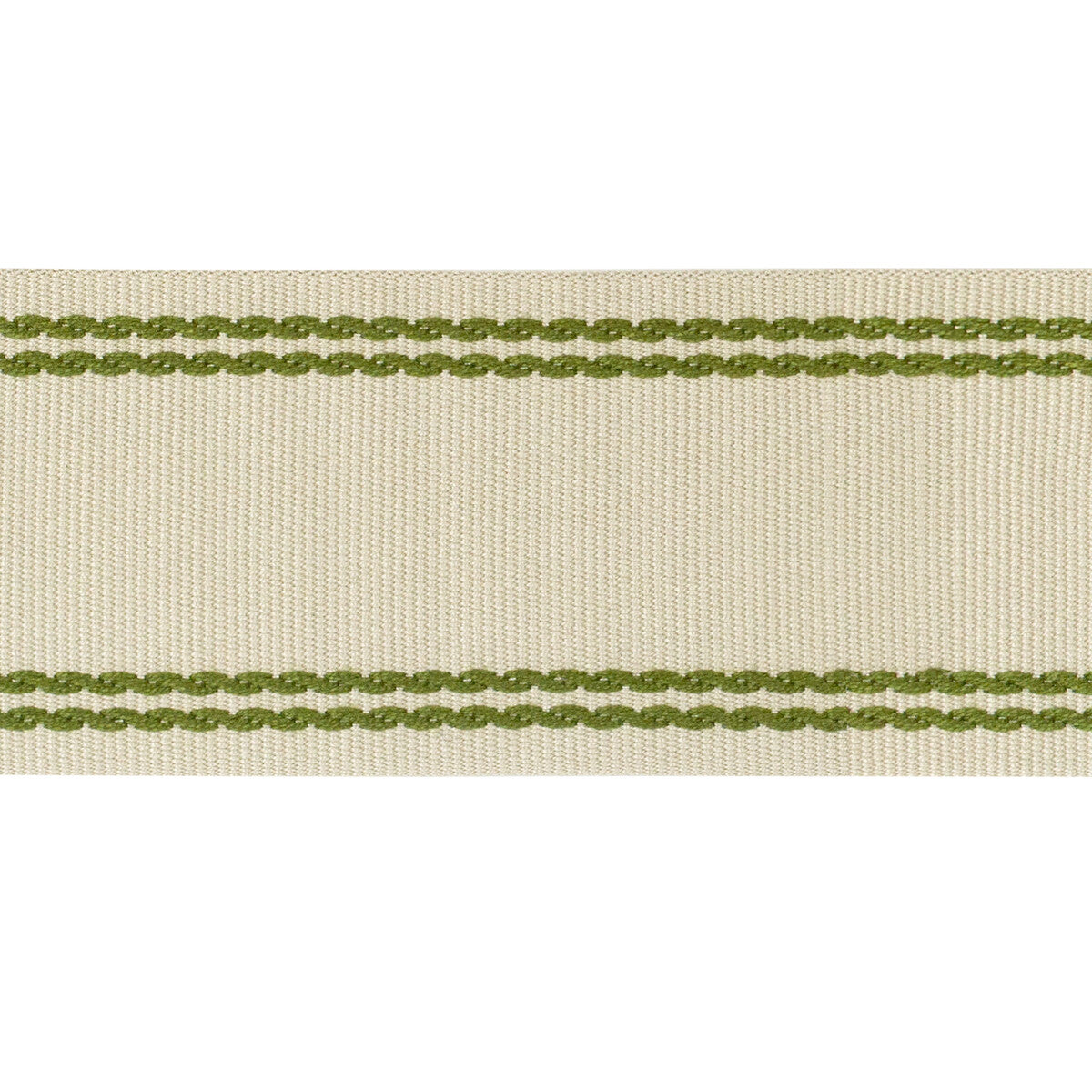 LEE JOFA BRAID W/TRAMLINES FLAX&OLIVE GRN