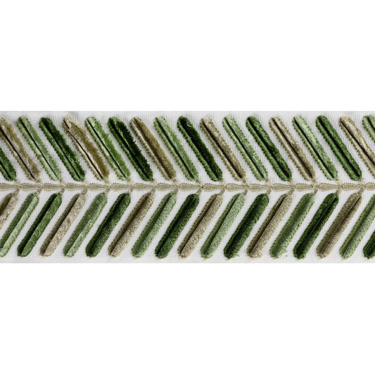 LEE JOFA WINGFIELD EMB TAPE GREEN