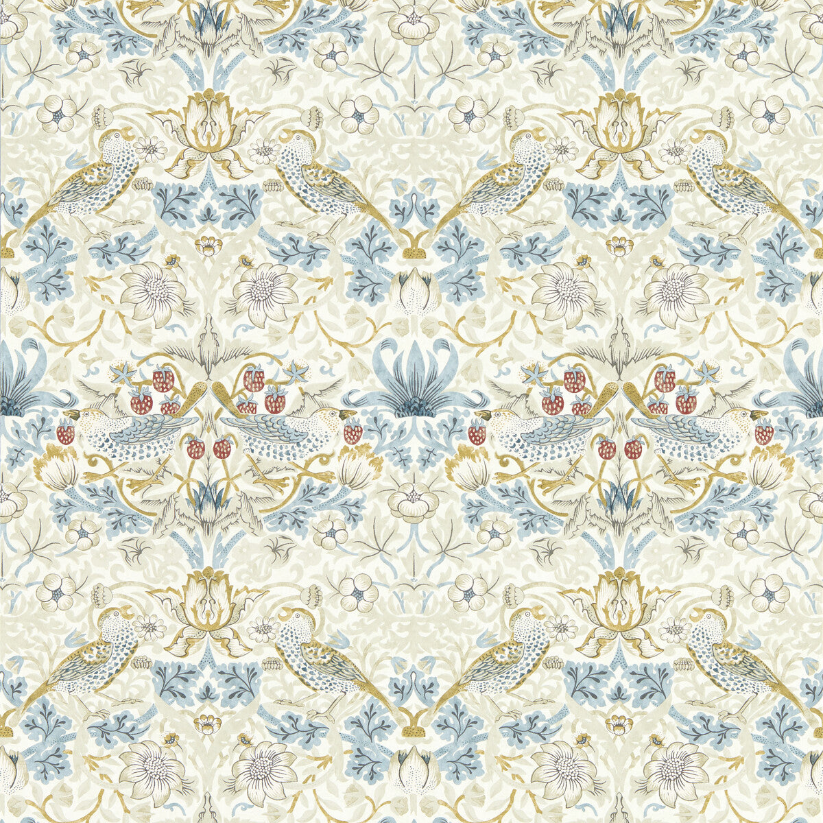 CLARKE AND CLARKE STRAWBERRY THIEF LINEN WP