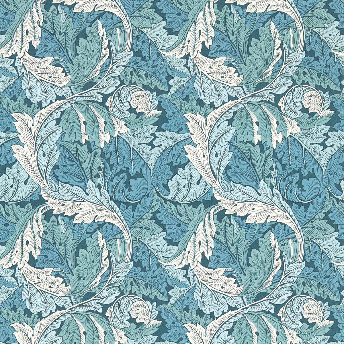 CLARKE AND CLARKE ACANTHUS WP TEAL