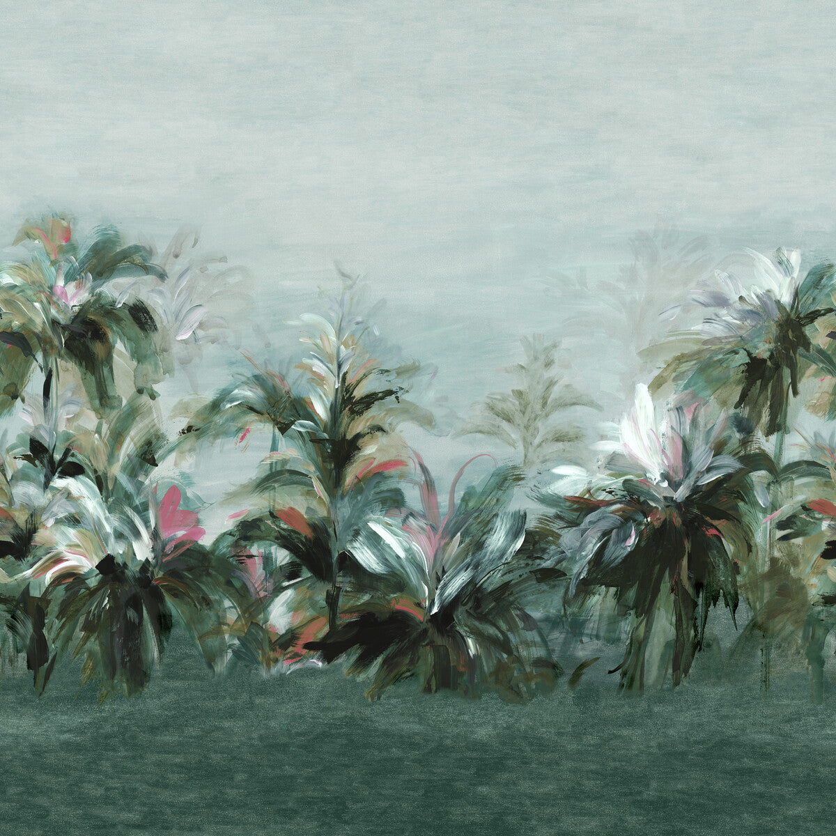 CLARKE AND CLARKE ALBERI TEAL/FUCH BANNER