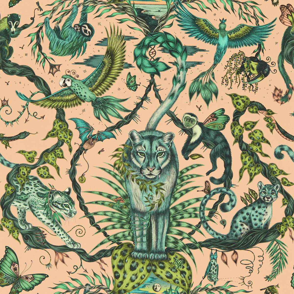 CLARKE AND CLARKE BOSQUE DREAMS PINK WP