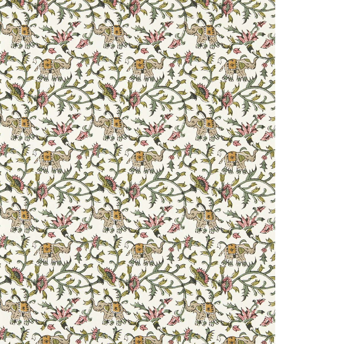 CLARKE AND CLARKE HATHI SAGE/BLUSH WP