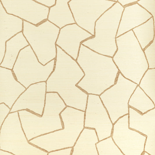 KRAVET COUTURE KRAVET COUTURE W-BARK CLOTH-GOLD