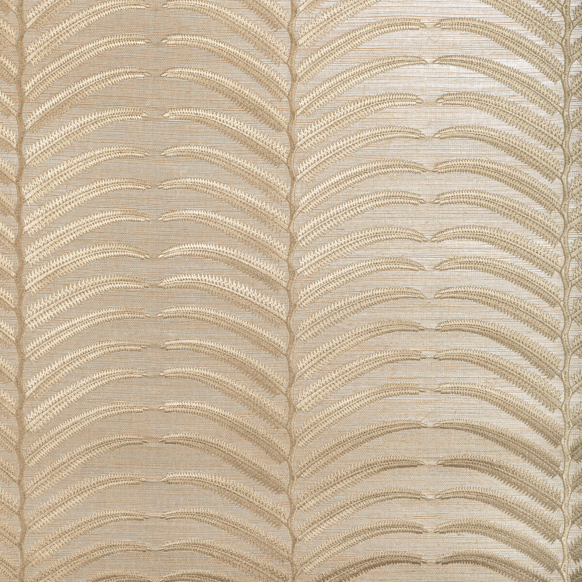 KRAVET COUTURE PLANTAE EMB SISAL SAND