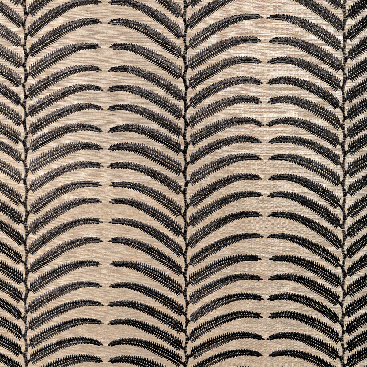 KRAVET COUTURE PLANTAE EMB SISAL NOIR