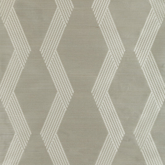 KRAVET COUTURE CHAINLINK EMB SISAL GREY