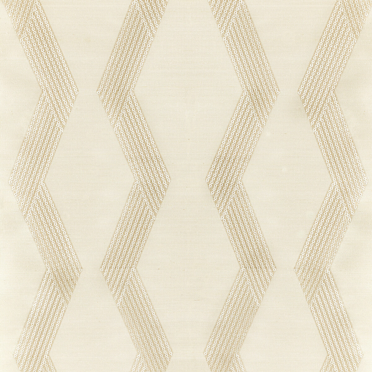 KRAVET COUTURE CHAINLINK EMB SISAL BONE