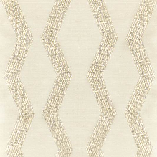 KRAVET COUTURE CHAINLINK EMB SISAL BONE