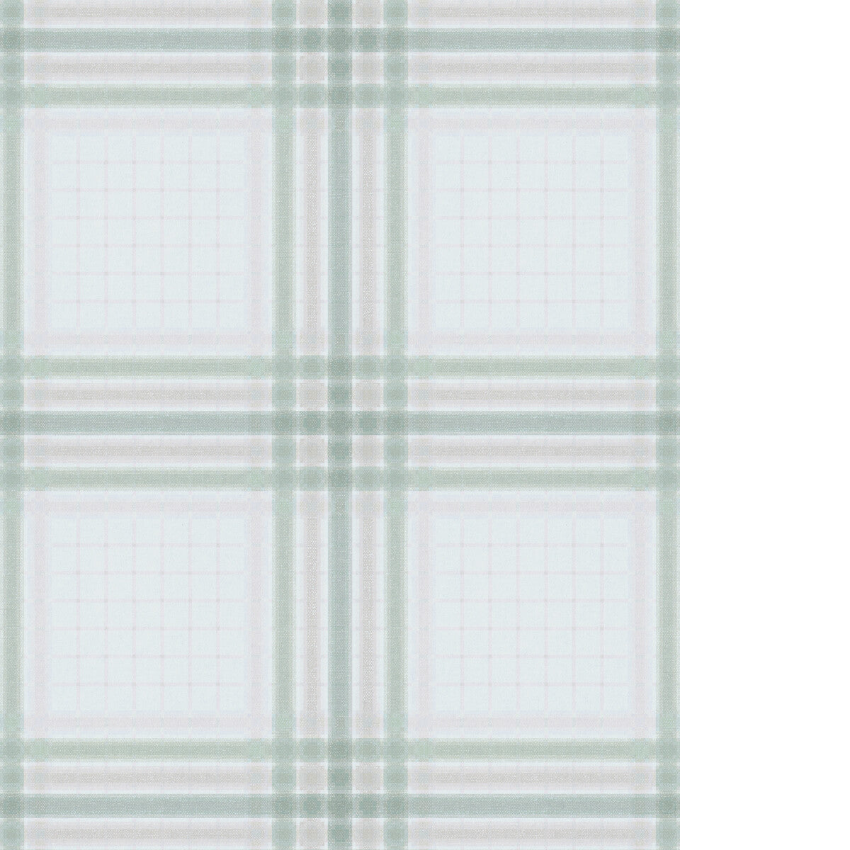 KRAVET COUTURE WAYLAND PLAID WP SURF GREEN
