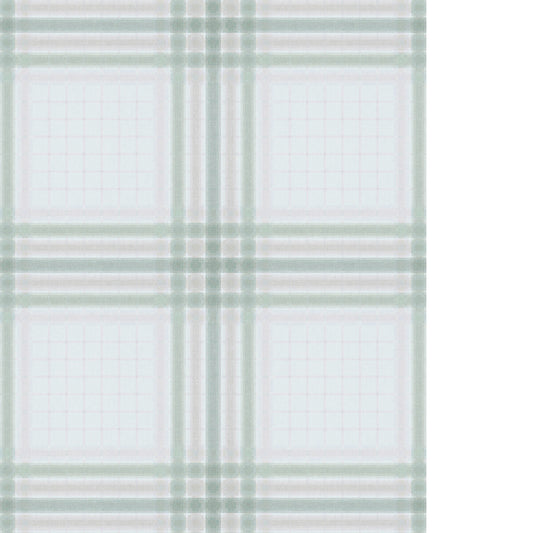 KRAVET COUTURE WAYLAND PLAID WP SURF GREEN