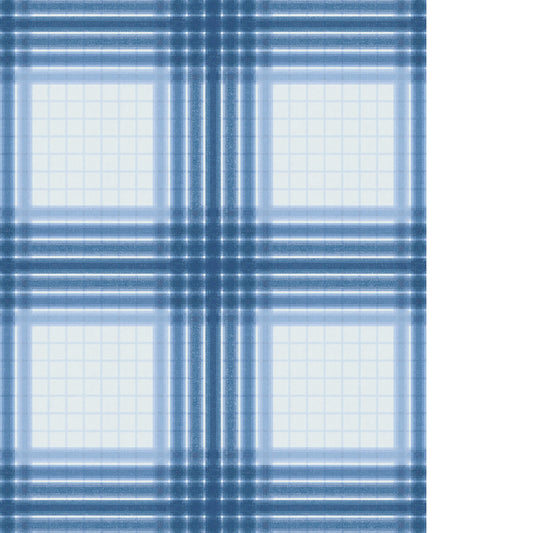 KRAVET COUTURE WAYLAND PLAID WP BOCA BLUE