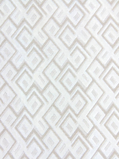 Scalamandre: Anni Jacquard Velvet A9 0001 ANNI White Linen