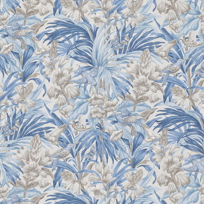 GP&J Baker: Trumpet Flowers Cotton BP10976.2.0 Blue
