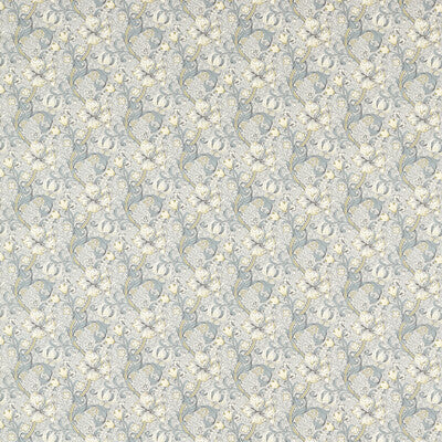 William Morris for Clarke & Clarke: Golden Lily F1677/02.CAC.0 Slate/Dove