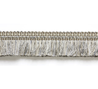 Scalamandre: Shimmer Brush Fringe SC 0004 FC1495 Silver Grey