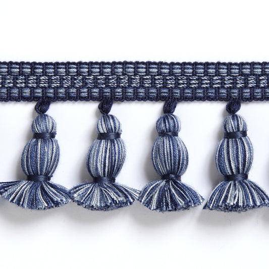 Scalamandre: Halsey Onion Fringe SC 0006 FT1499 Indigo