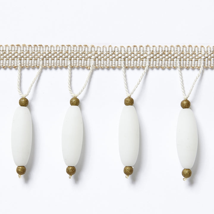 Scalamandre: Vionnet Beaded Fringe SC 0001 FX1501 Alabaster