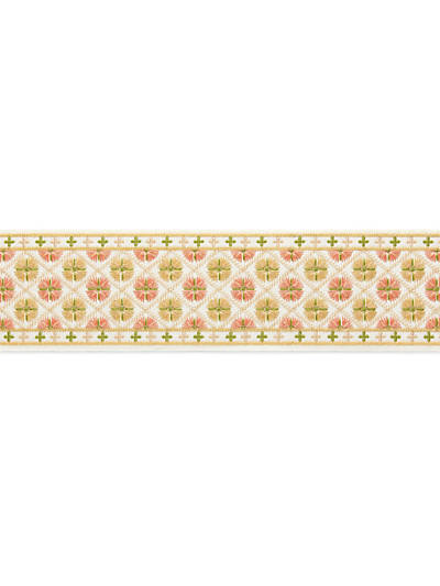 Grey Watkins for Scalamandre: Hansel Embroidered Tape GW 0001 T3329 Citrus Twist