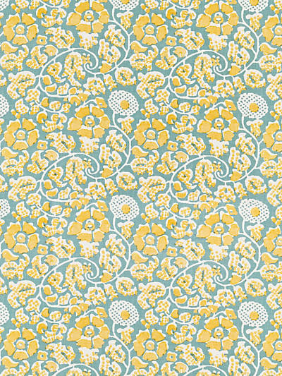 Grey Watkins for Scalamandre: Maiden Floral GW 0002 16629 Aruba