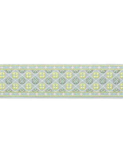 Grey Watkins for Scalamandre: Hansel Embroidered Tape GW 0003 T3329 Summer Breeze