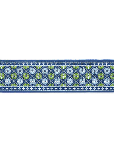 Grey Watkins for Scalamandre: Hansel Embroidered Tape GW 0004 T3329 Blackberry Fields