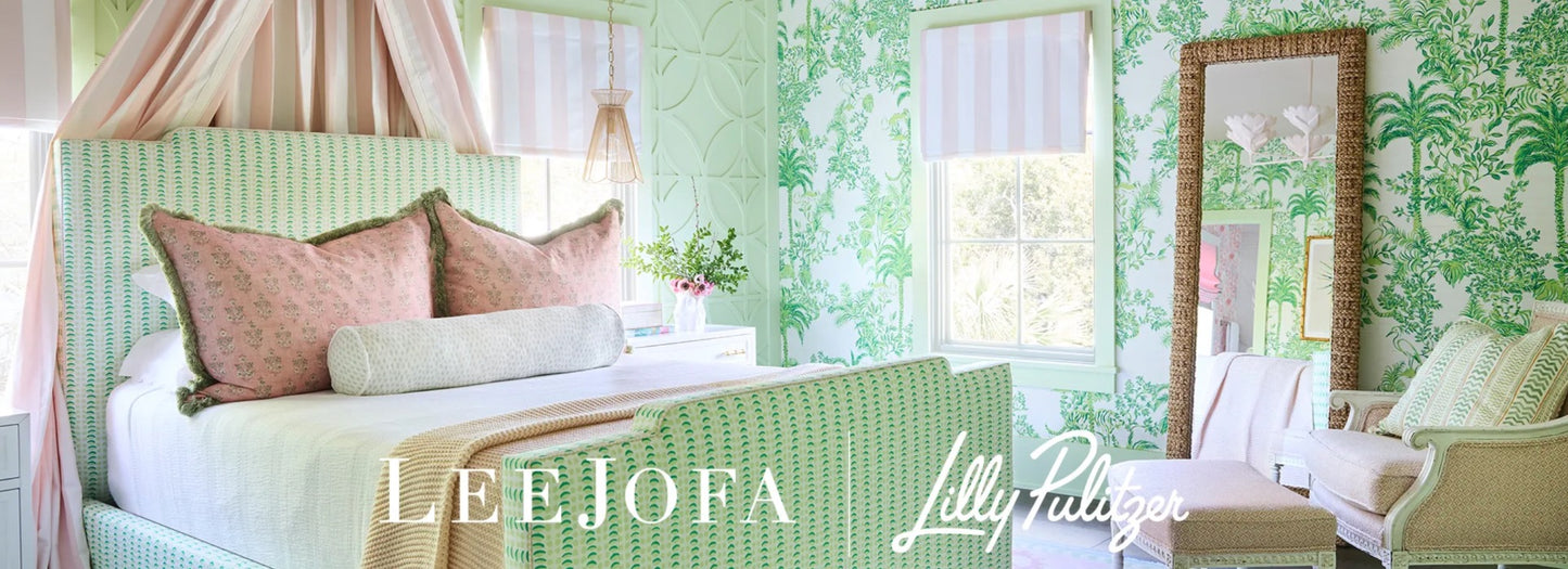 Spot That - Aqua / Green 2025116 153 Lilly Pulitzer for Lee Jofa