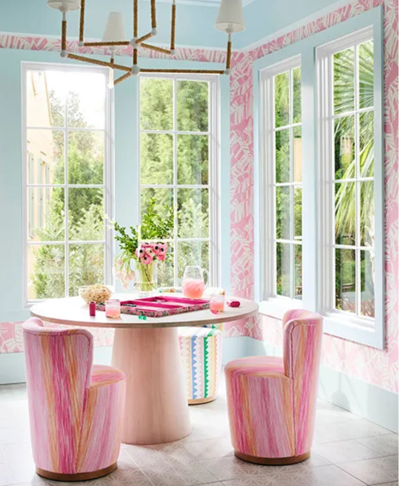 Sunny Stripe -  Pink 2025118.712 Lilly Pulitzer for Lee Jofa