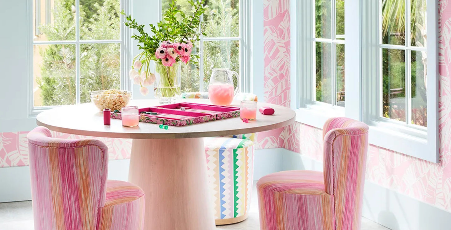 Sunny Stripe -  Pink 2025118.712 Lilly Pulitzer for Lee Jofa