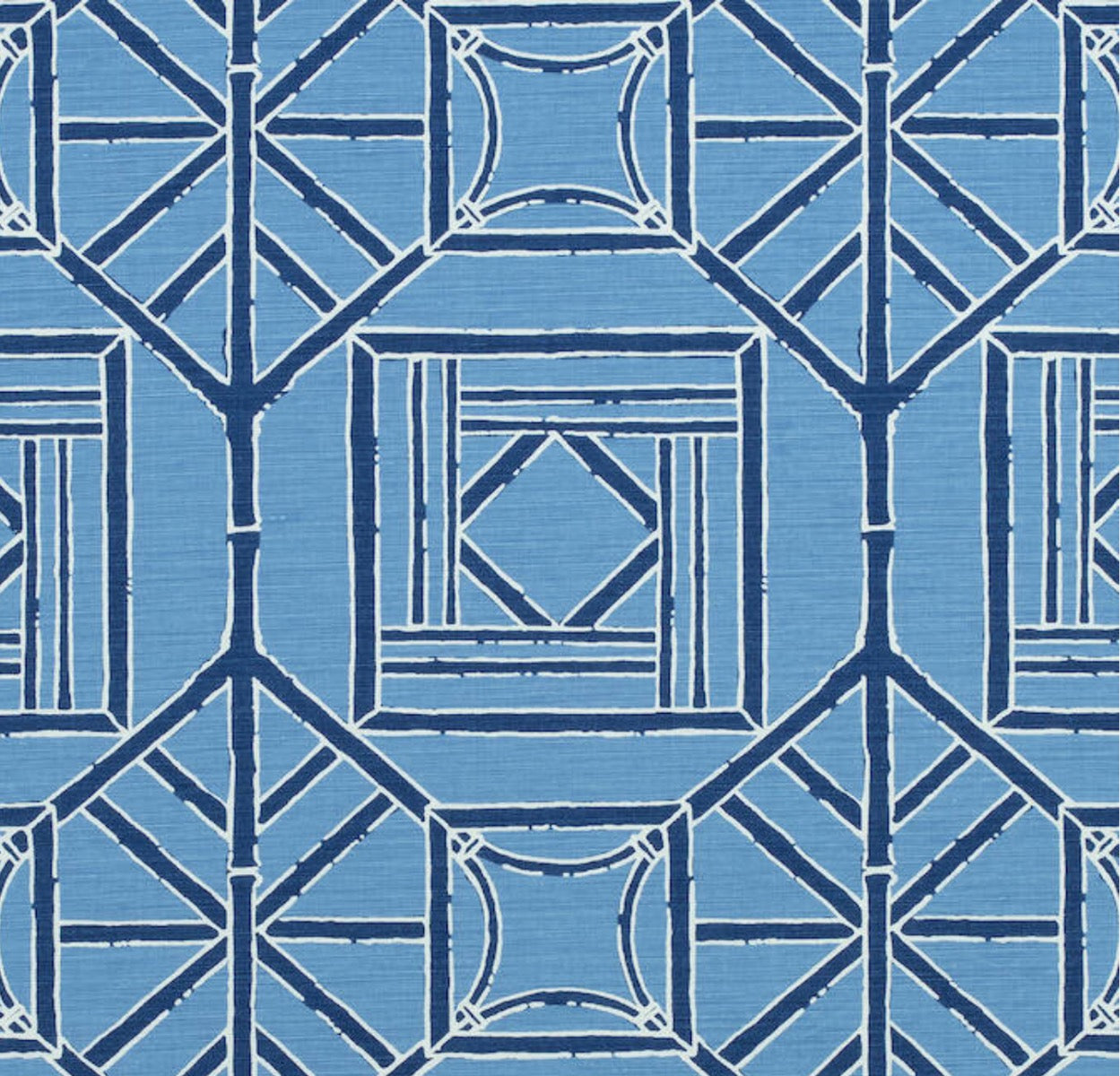 Thibaut: Shoji Panel F975522 Blue and Navy