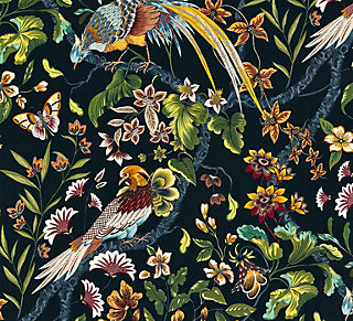 Old World Weavers for Scalamandre: Botany Bay JP 0002 1340 Black Ruby