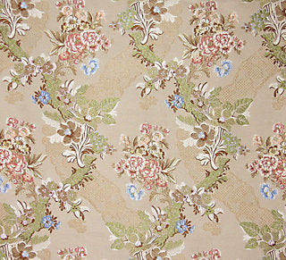 Old World Weavers for Scalamandre: Villa Carlotta SB 0001 2474 Ecru/Multi