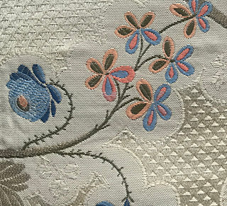 Old World Weavers for Scalamandre: Trottola SB 0005 0352 Blue Cream