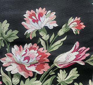 Old World Weavers for Scalamandre: La Belle Jardiniere SB 0014 2866 Black Cerise