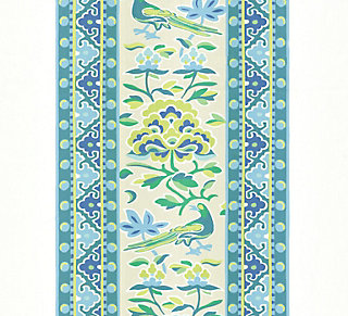 Scalamandre: Royal Peony Linen Print SC 0001 16613 Coastal