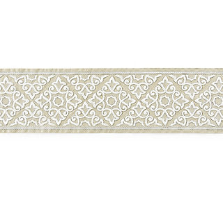 Scalamandre: Ornamental Embroidered Tape SC 0001 T3320 Linen