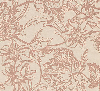 Scalamandre: Alma Silhouette Print SC 0002 16614 Rosewood