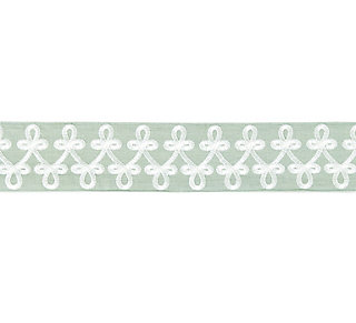 Scalamandre: Empress Embroidered Tape SC 0002 T3321 Mineral