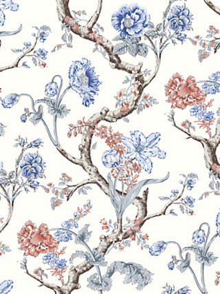 Scalamandre: Andrew Jackson Floral SC 0002 WP88432 Riviera